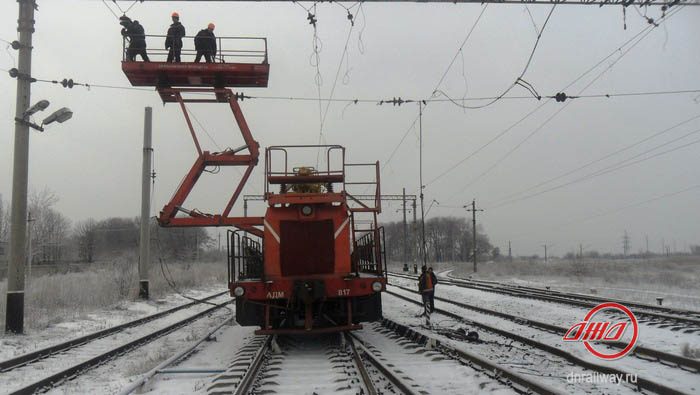 Энергетики зима ГП Донецкая железная дорога Донецкая Народная республика