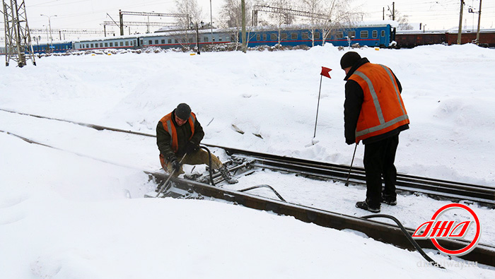 Путь снегоборьба служба пассажирских перевозок ГП Донецкая железная дорога Донецкая Народная республика снег зима