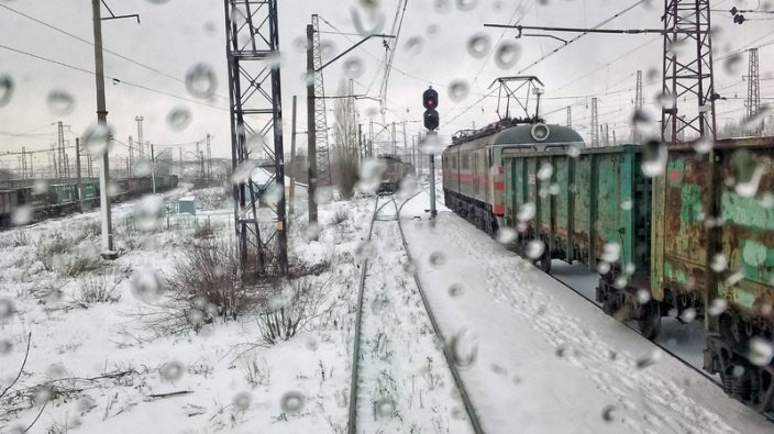 Зима грузовые перевозки ГП Донецкая железная дорога
