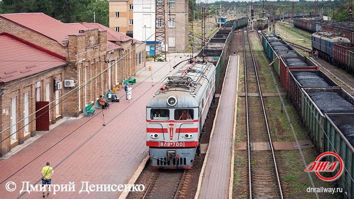 Поезд ВЛ8М 700 Криничная Государственное предприятие Донецкая железная дорога Донецкая народная республика