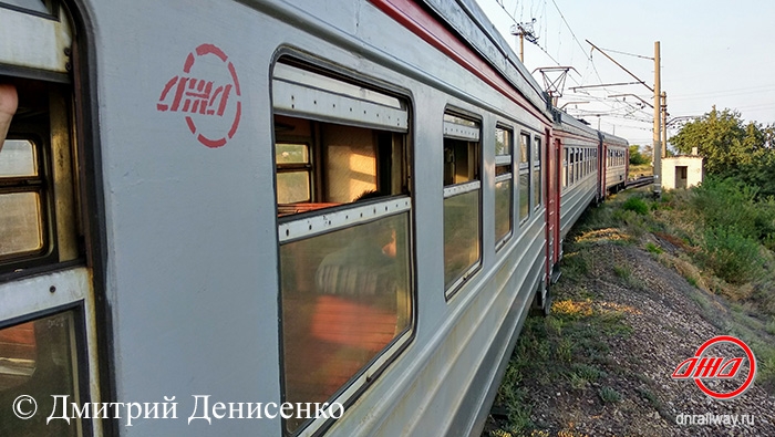 ЭР2Т 7090 Пассажирская служба электричка вагоны Государственное предприятие Донецкая железная дорога Донецкая народная республика