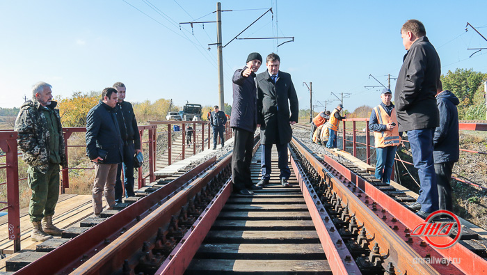 Мост восстановление Государственное предприятие Донецкая железная дорога Донецкая народная республика