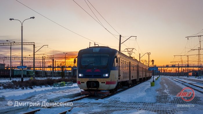 Электричка зима снег Пассажирская служба Государственное предприятие Донецкая железная дорога Донецкая Народная республика