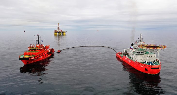 Корабли море очистка Минтранс Россия акватория Керченский пролив Федеральное государственное унитарное предприятие Железные дороги Новороссии Донецкая Народная Республика Российская федерация