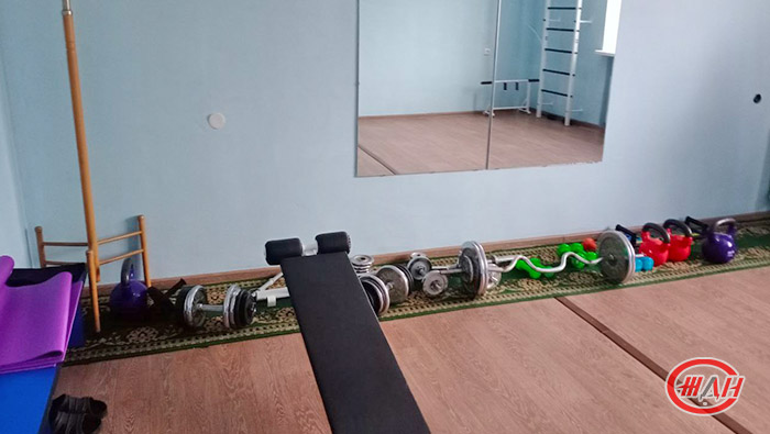 Спортзал восстановление Федеральное государственное унитарное предприятие Железные дороги Новороссии Донецкая Народная Республика Российская федерация