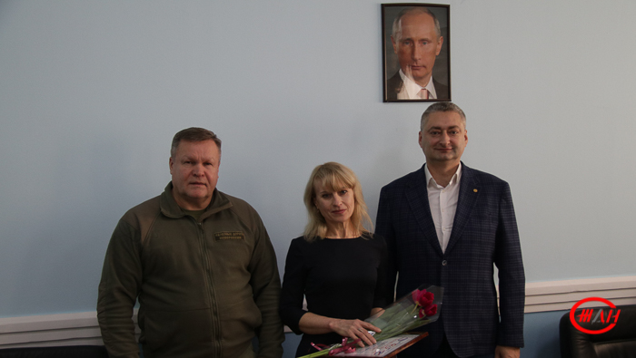 8 Марта поздравление женщины награждение лучшие работницы Федеральное государственное унитарное предприятие Железные дороги Новороссии Донецкая Народная Республика Российская федерация